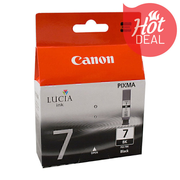 Canon PGI7B Black Ink Cart PGI7BK