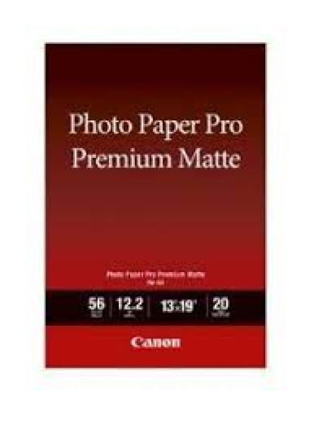 Genuine Canon Pm101A3 + 20 Sheets 210 Gsm Photo Paper Pro Prem Matte Smooth Texture [Pm101A3 + ]