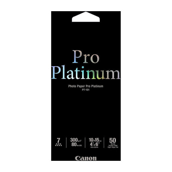 Canon 4x6 Pro Platinum 50sh PT1014X6-50