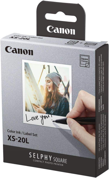 Genuine Canon Xs Selphy Square Photo Paper For Qx-10 Printer [Xs-20L] Paper