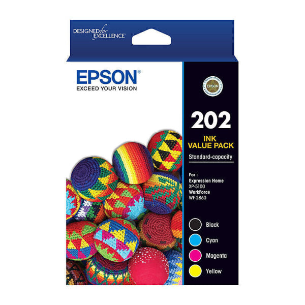 Epson 202 4 Ink Value Pack C13T02N692