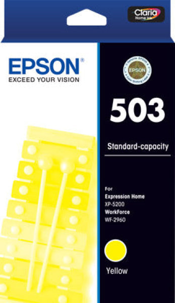 Genuine Epson #503XL Black & #503 C/M/Y Standard Colour Value Pack for XP-5200 WF-2960 [C13T09R996]