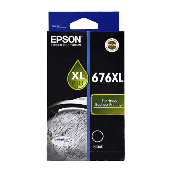 Epson 676XL Black Ink Cart C13T676192