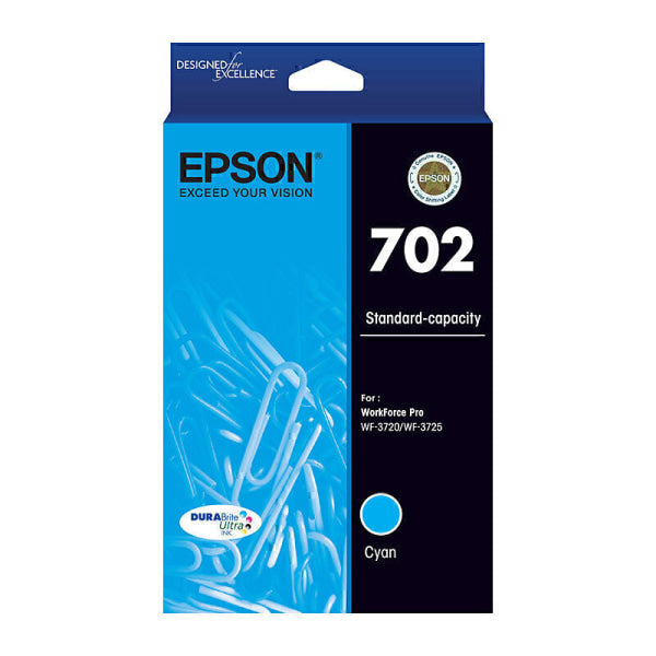 Epson 702 Cyan Ink Cart C13T344292