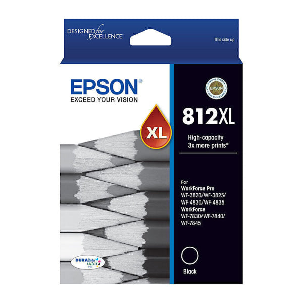 Epson 812XL Black Ink Cart C13T05E192