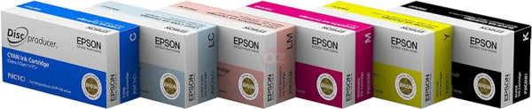 Genuine Epson Discproducer Pp-100/Pp-50 Ink Cartridge Set - Pjic-Set 6 Color [C13S020688-C13S020693]