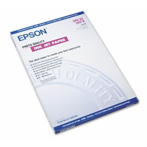 Genuine Epson S41069 A3+ Photo Quality Paper 102Gsm -100 Sheets (C13S041069)