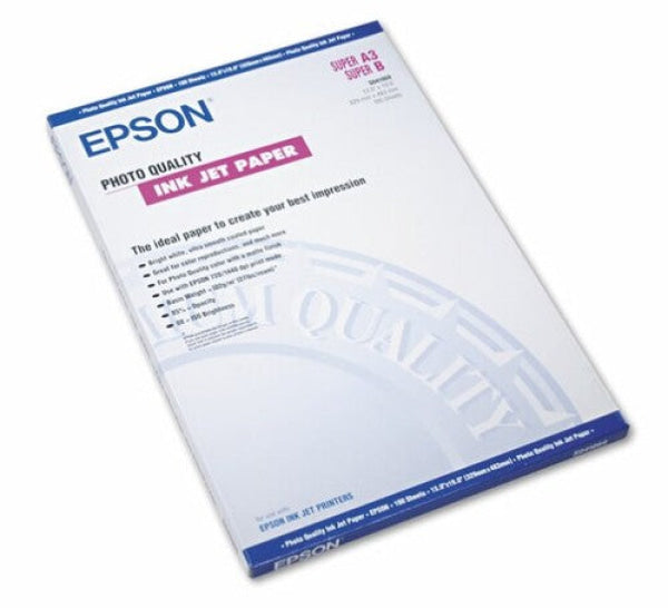 Genuine Epson S41069 A3+ Photo Quality Paper 102Gsm -100 Sheets (C13S041069)