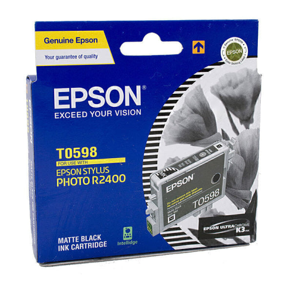 Epson T0598 Matte Blk Ink Cart C13T059890