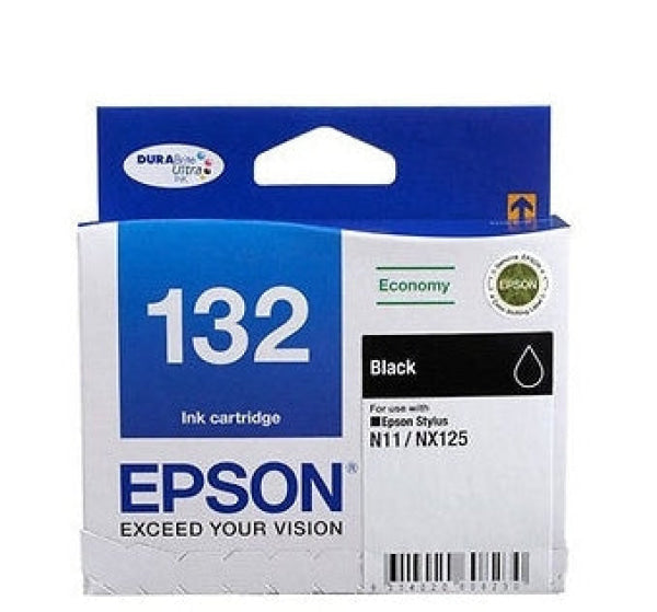 Genuine Epson T1321 132 Black Ink Cartridge For N11 Nx125 N130 Printer -