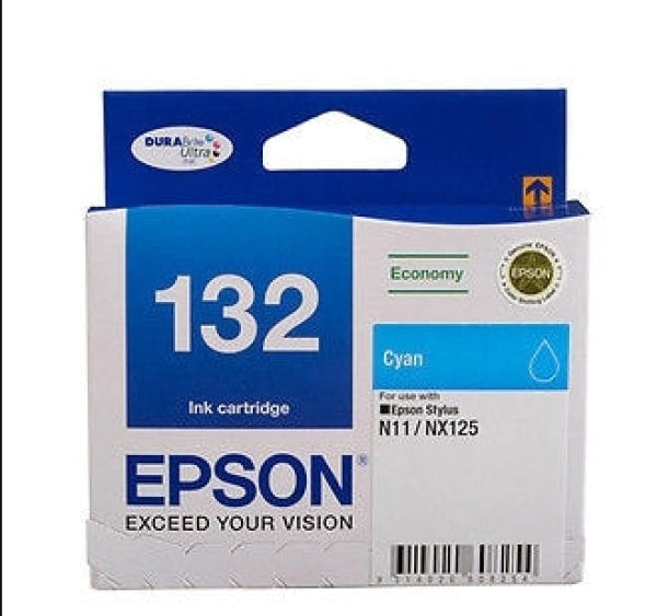 Genuine Epson T1322 132 Cyan Ink Cartridge For N11 Nx125 N130 Printer T132292 -