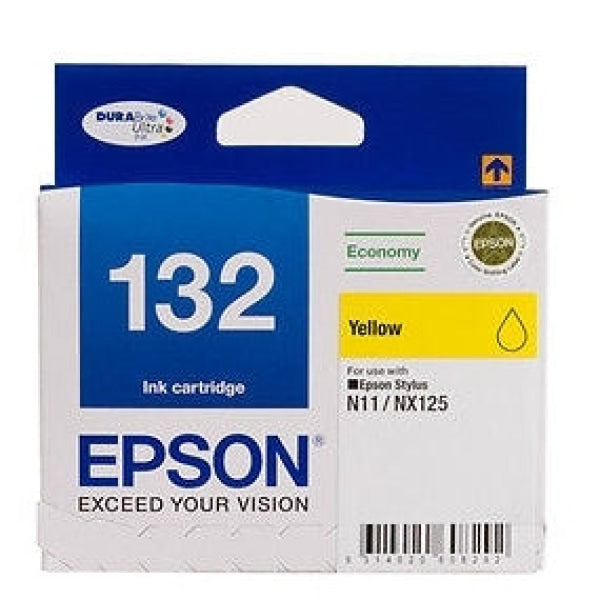 Genuine Epson T1324 132 Yellow Ink Cartridge For N11 Nx125 N130 Printer -