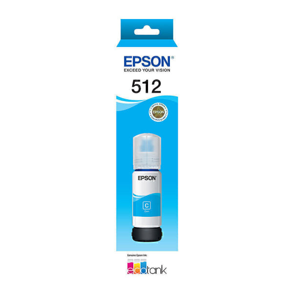 Epson T512 Cyan EcoTank Bottle C13T00H292