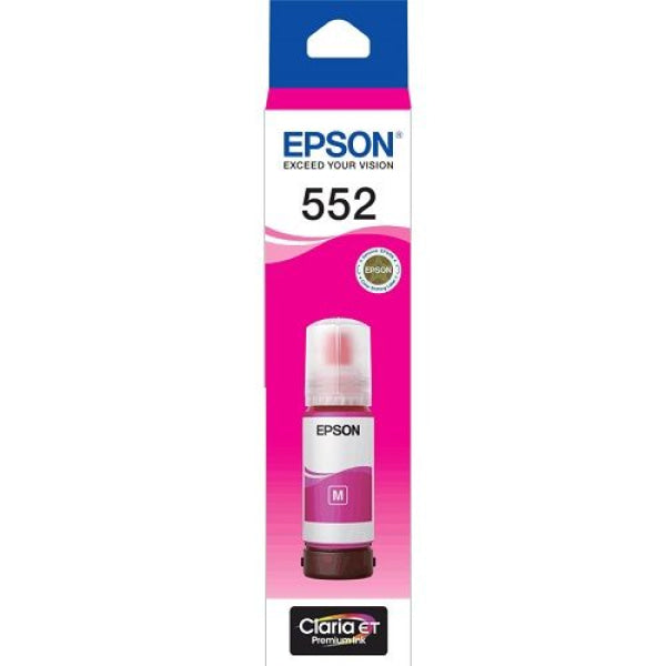 Epson Genuine T552 Magenta Ecotank Ink Bottle For Et-8500/Et-8550 [P/N:c13T06W392] Cartridge -