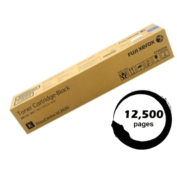 Genuine Fuji Xerox Ct202396 Extra High Yield Blacktoner Cartridge For Sc2020 (12.5K) - Toner