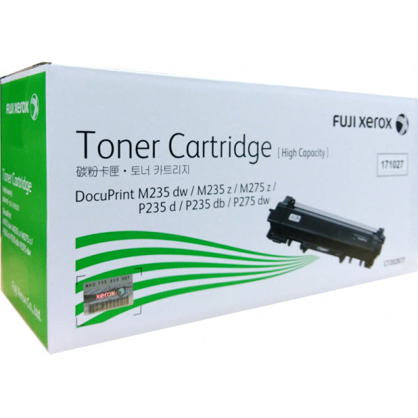 Genuine Fuji Xerox Ct202876 Black Toner Cartridge For Docuprint M235Dw P235D P275Dw M275Z P285Dw