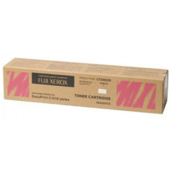 Genuine Fuji Xerox Docuprint C1618 Magenta Toner Cartridge Dpc1618 6K [Ct200228] -