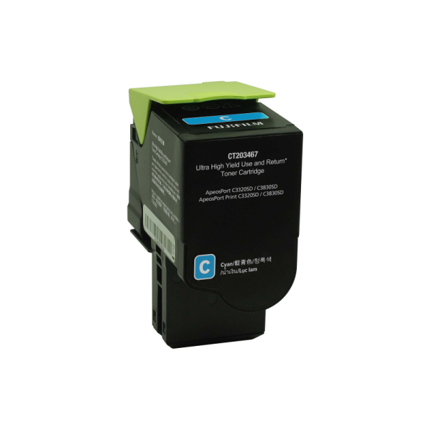 Genuine Fujifilm Apc3320/Apc3830 Cyan Toner (C) Metered 7.5K [Ct203630] Cartridge - Toner