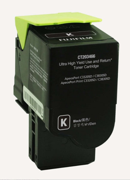 BLACK ULTRA HI YLD USE AND RET URN TONER CART 10.5K FOR APC38 30 APPC3830 APC3320 APPC3320 CT203466