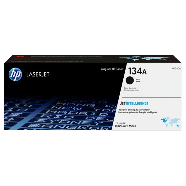 Genuine Hp #134A Black Toner Cartridge (1.1K) [W1340A] For Laserjet M209Dwe/M234Sdwe -