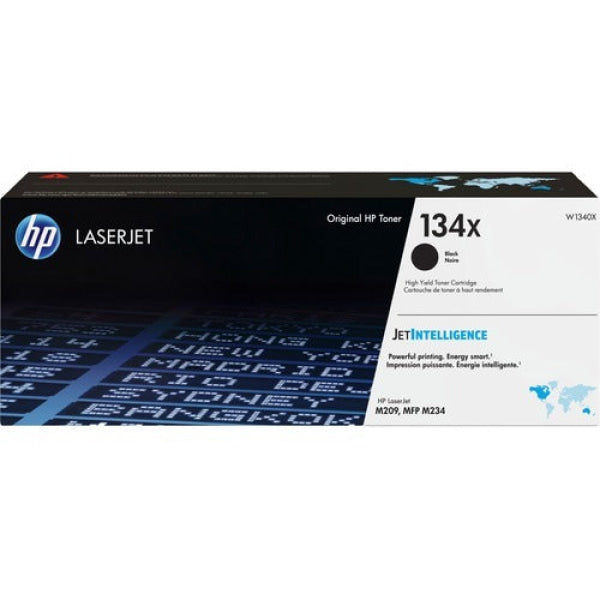 Genuine Hp #134X High Yield Black Toner Cartridge For Laserjet M209Dw/M234Dwe/M234Sdw 2.4K [W1340X]