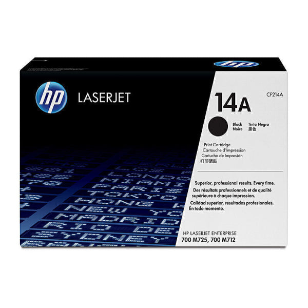 HP #14A Black Toner CF214A CF214A