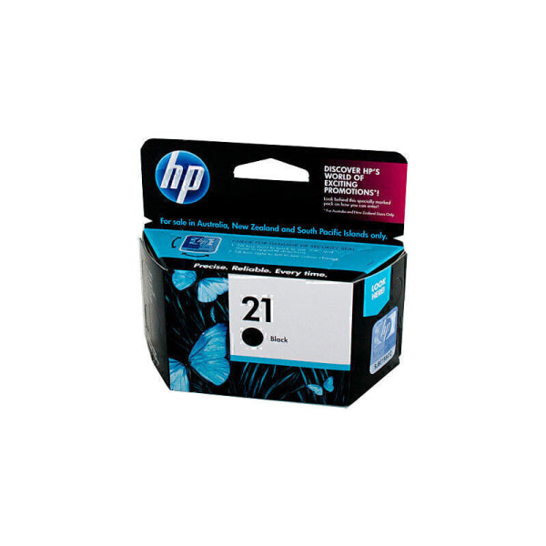 HP #21 Black Ink Cart C9351AA C9351AA