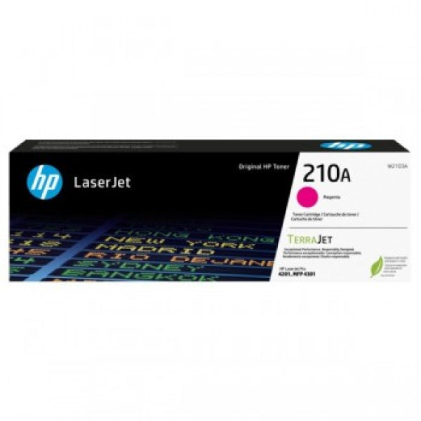 Genuine Hp #210A Magenta Original Laserjet Toner Cartridge For 4201Dn/4201Dw/Mfp 4301Dw/4301Fdw