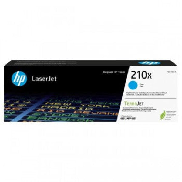 Genuine Hp #210X Cyan High Yield Original Laserjet Toner Cartridge For 4201Dn/4201Dw/Mfp