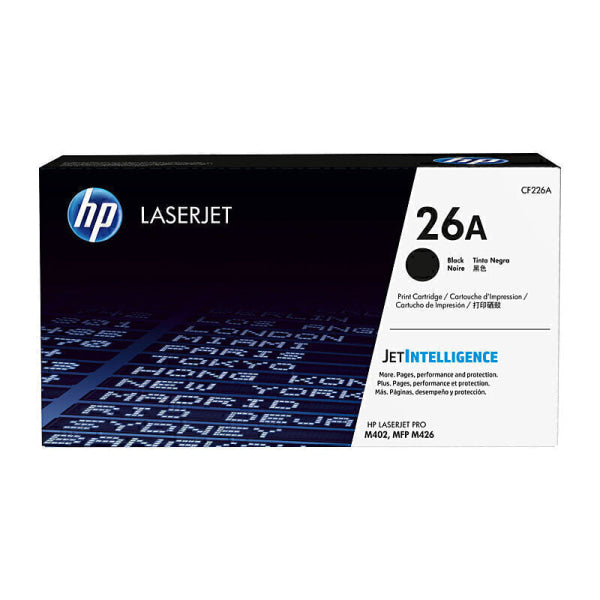 HP #26A Black Toner CF226A CF226A