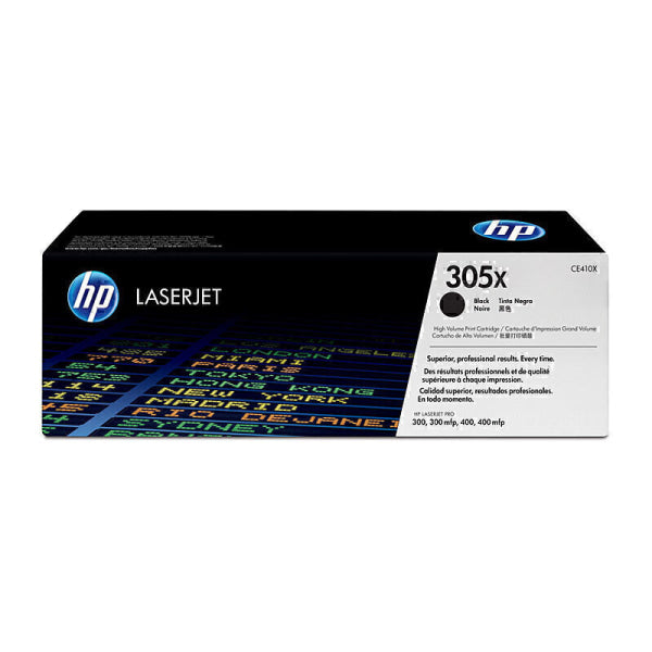 HP #305X Black Toner CE410X CE410X