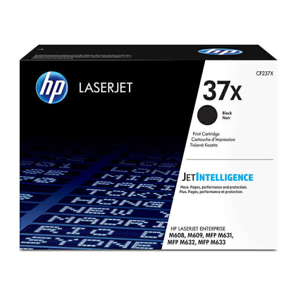 HP #37X Black Toner CF237X CF237X