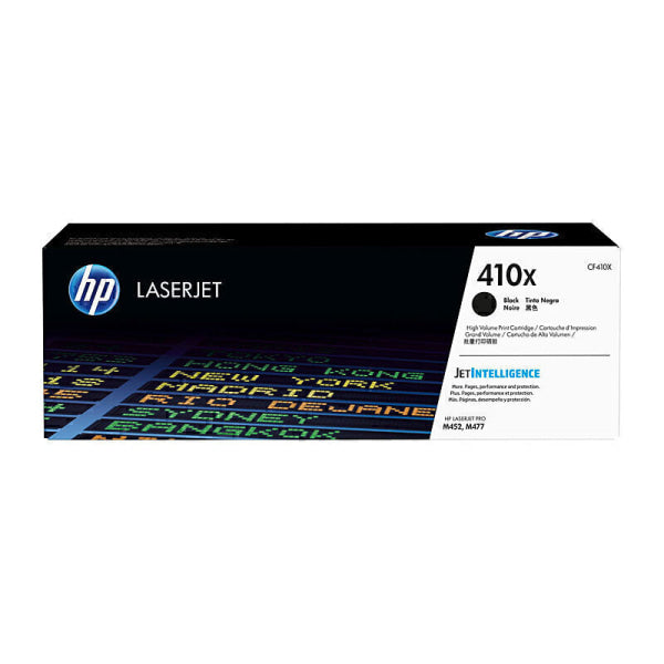 HP #410X Black Toner CF410X CF410X