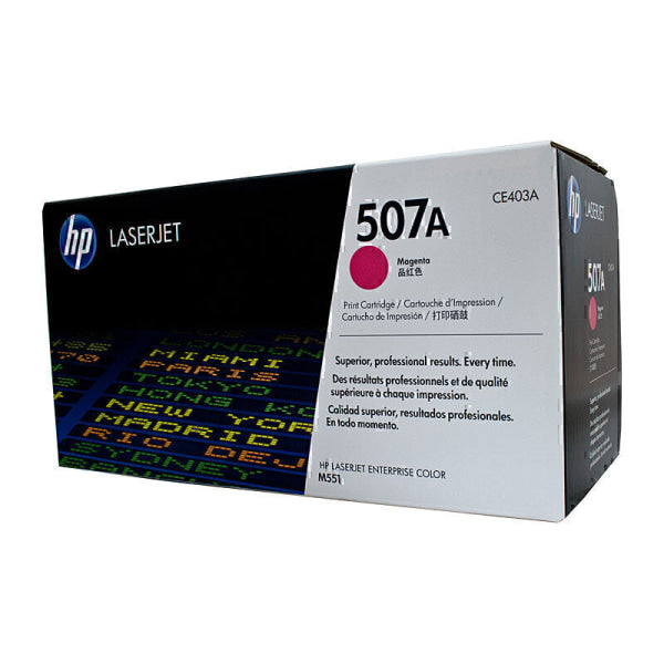 HP #507A Magenta Toner CE403A CE403A