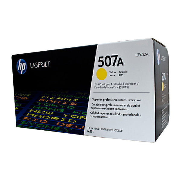 HP #507A Yellow Toner CE402A CE402A