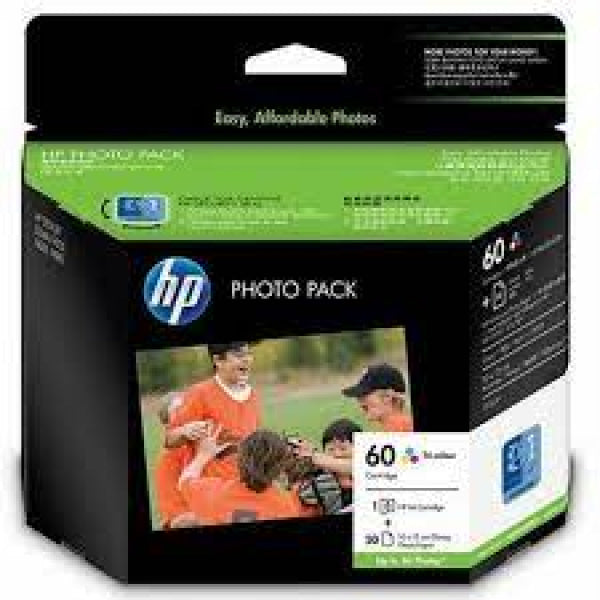 Genuine Hp 60 Photo Paper Value Pack 50X Sheets [Cg848Aa]