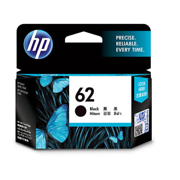 HP #62 Black Ink C2P04AA C2P04AA