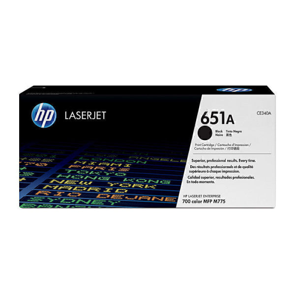 HP #651A Black Toner CE340A CE340A