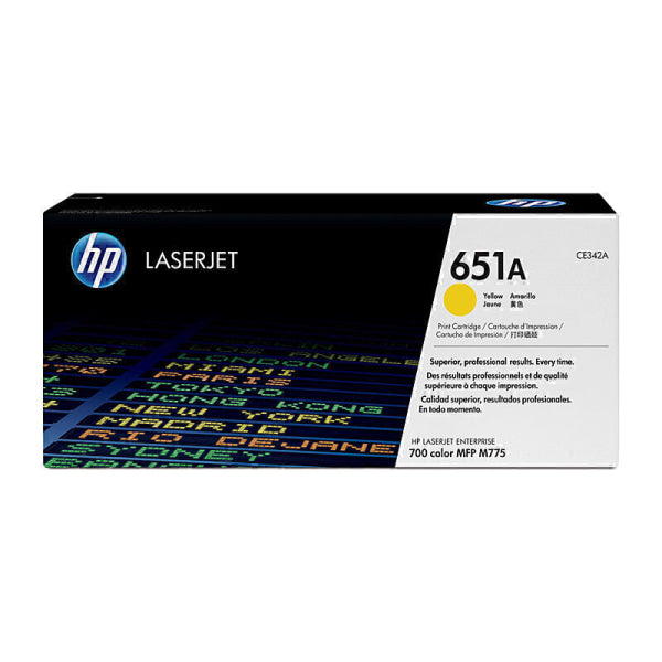 HP #651A Yellow Toner CE342A CE342A