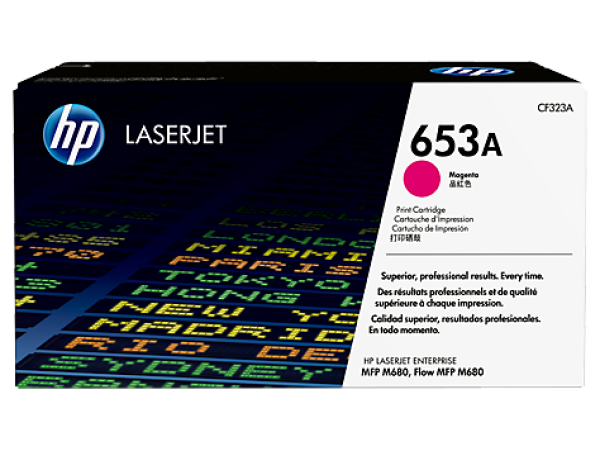 HP 653A MAGENTA LASERJET TONER CARTRIDGE CF323A