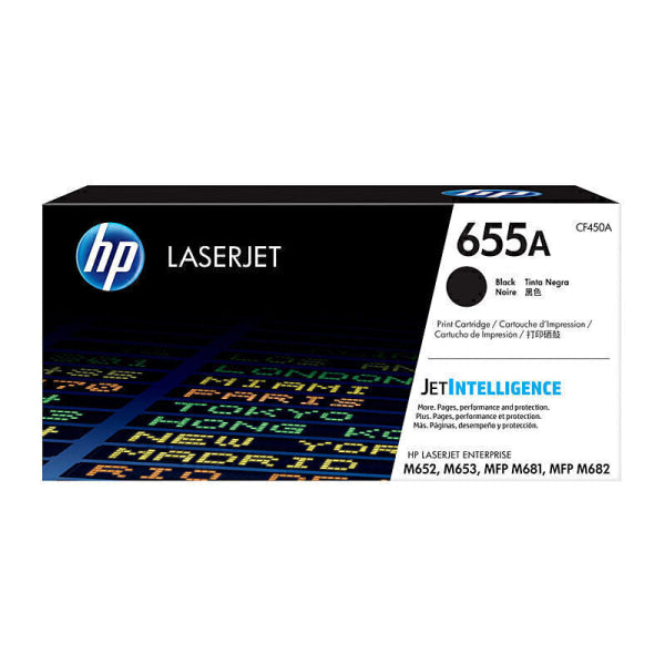 HP #655A  Black Toner CF450A CF450A