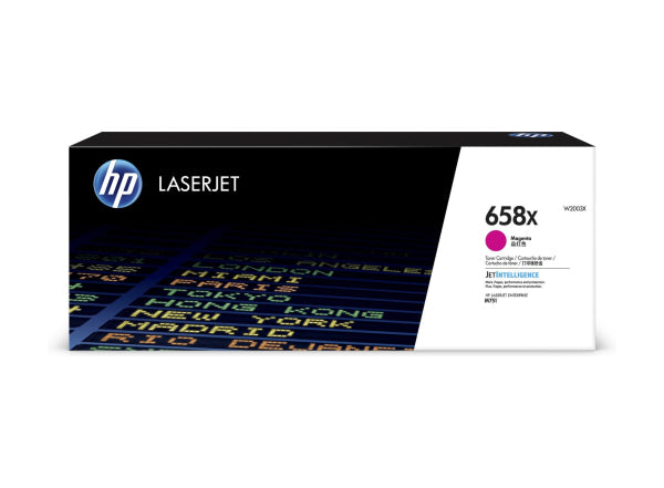 HP 658X MAGENTA LASERJET TONER CARTRIDGE 28K W2003X