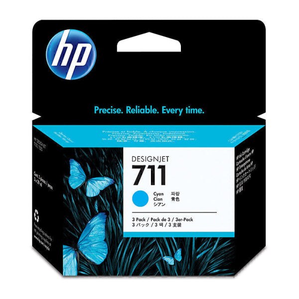 HP #711 29ml Cyan Ink CZ130A CZ130A