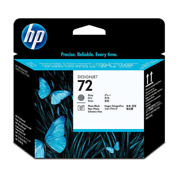 Genuine HP #72 PHOTO BLACK/GREY Print Head C9380A | OzToner.au