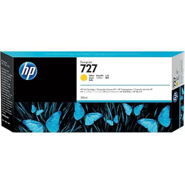 HP 727 300ML YELLOW DESIGNJET INK CARTRIDGE F9J78A