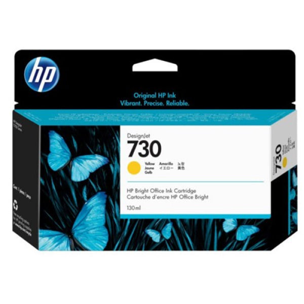 HP 730 130-ML YELLOW DESIGNJET INK CARTRIDGE P2V64A