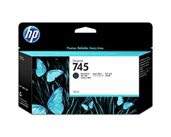 HP 745 130-ML MATTE BLACK INK F9J99A