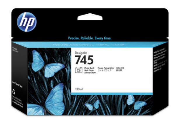 HP 745 130-ML PHOTO BLACK INK F9J98A