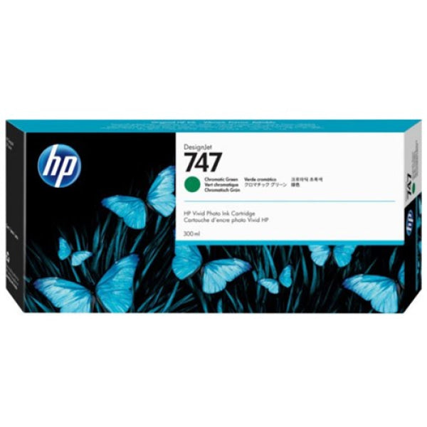 HP 747 300-ML CHROMATIC GREEN DESIGNJET INK CARTRIDGE P2V84A