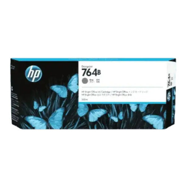 Genuine Hp 764B Gray Ink Cartridge For Designjet T3500 Production Emfp 300Ml [3Wx42A]